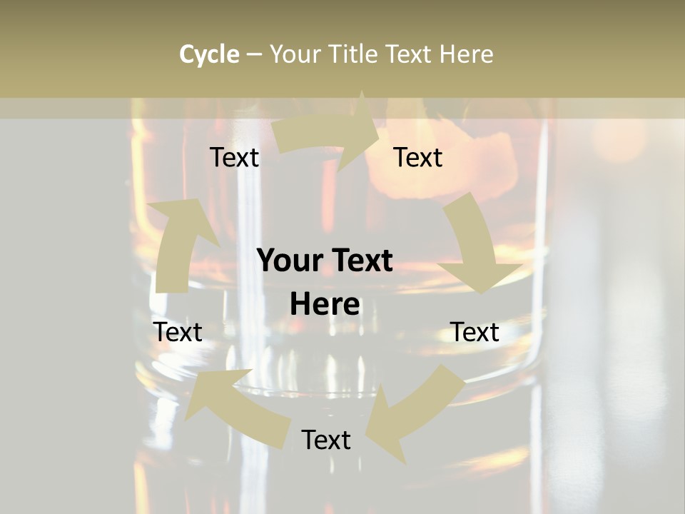 Nobody Yellow Liquid PowerPoint Template