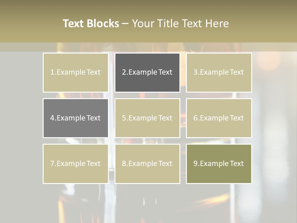 Nobody Yellow Liquid PowerPoint Template