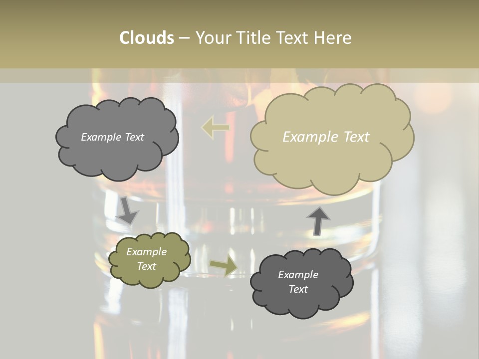 Nobody Yellow Liquid PowerPoint Template
