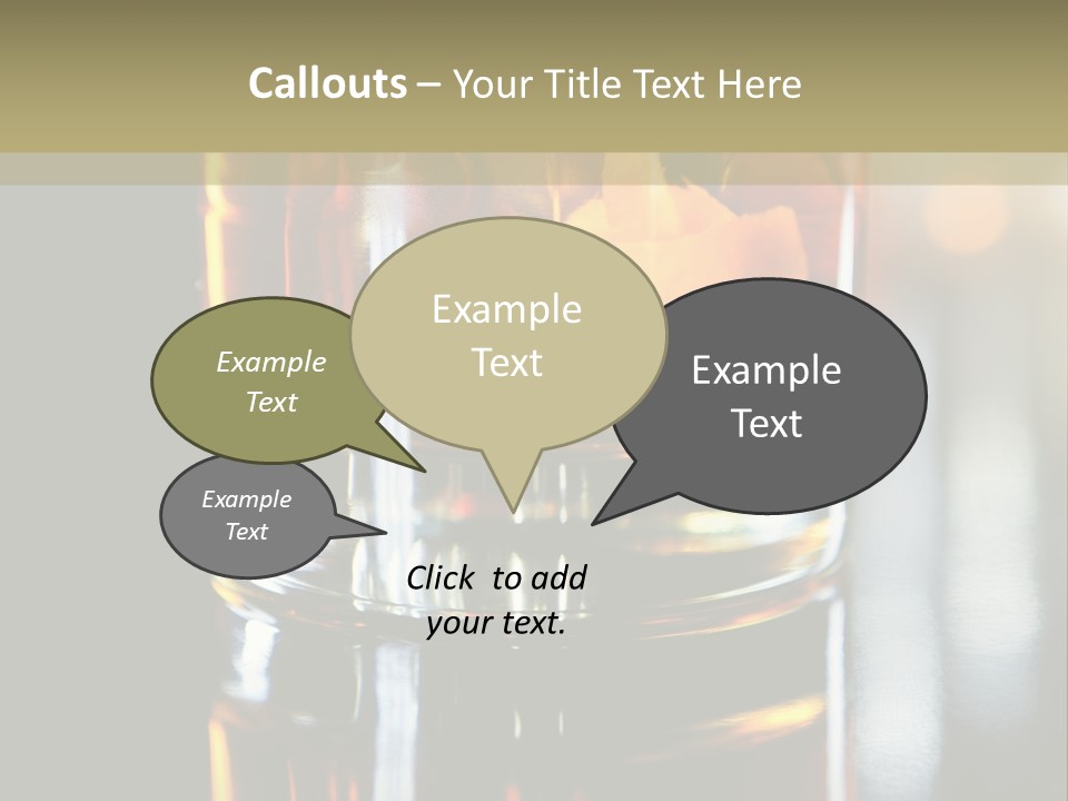 Nobody Yellow Liquid PowerPoint Template