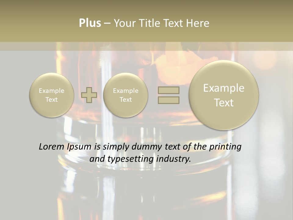 Nobody Yellow Liquid PowerPoint Template
