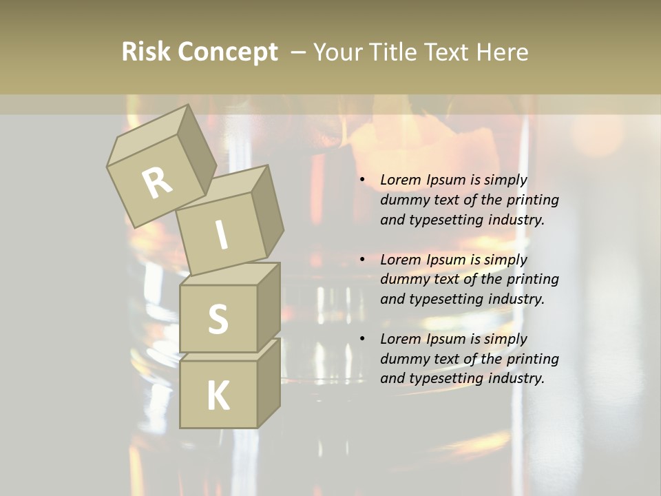 Nobody Yellow Liquid PowerPoint Template