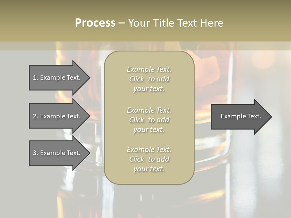 Nobody Yellow Liquid PowerPoint Template
