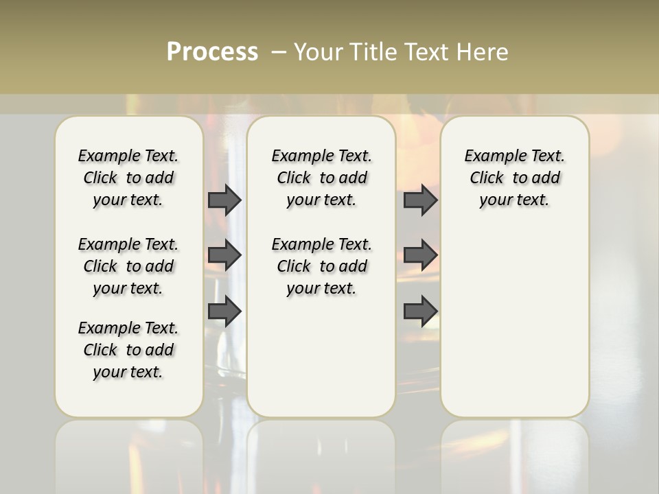 Nobody Yellow Liquid PowerPoint Template
