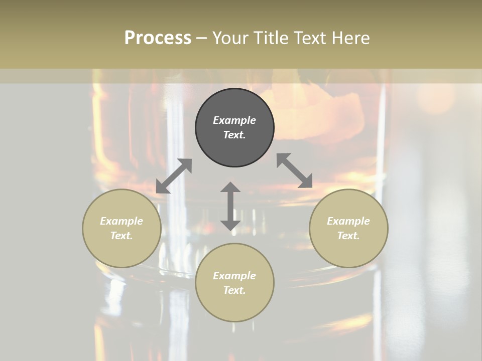 Nobody Yellow Liquid PowerPoint Template