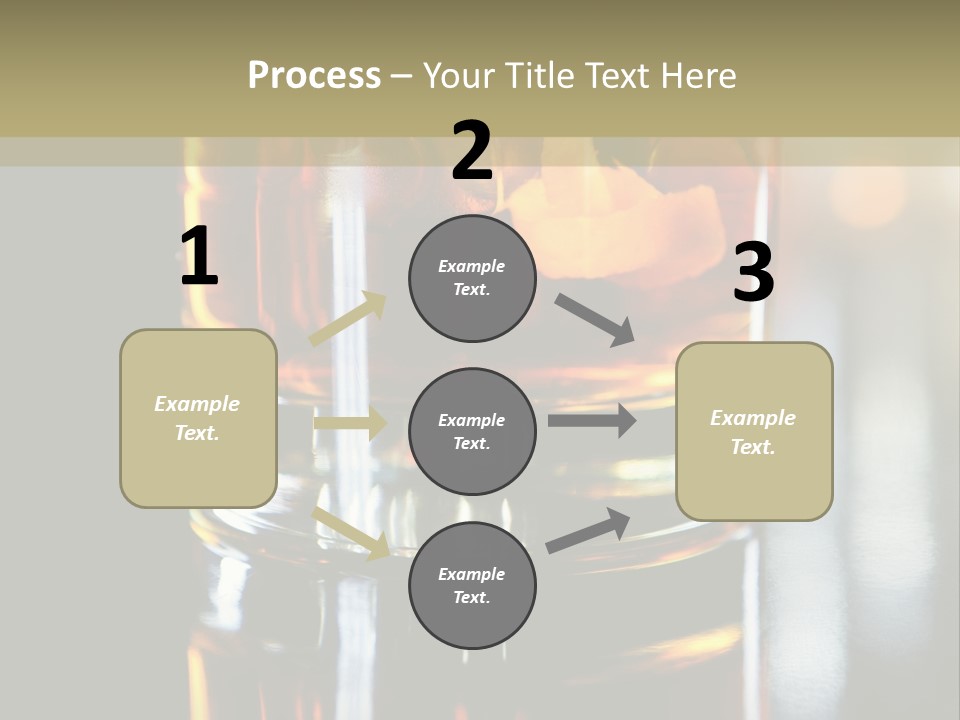 Nobody Yellow Liquid PowerPoint Template