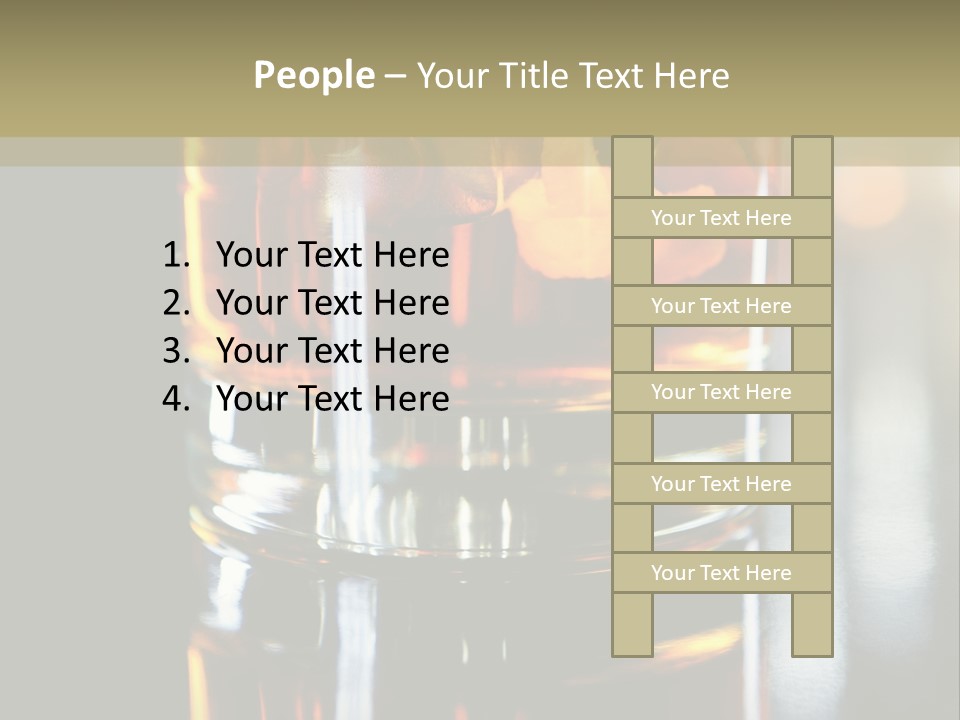 Nobody Yellow Liquid PowerPoint Template