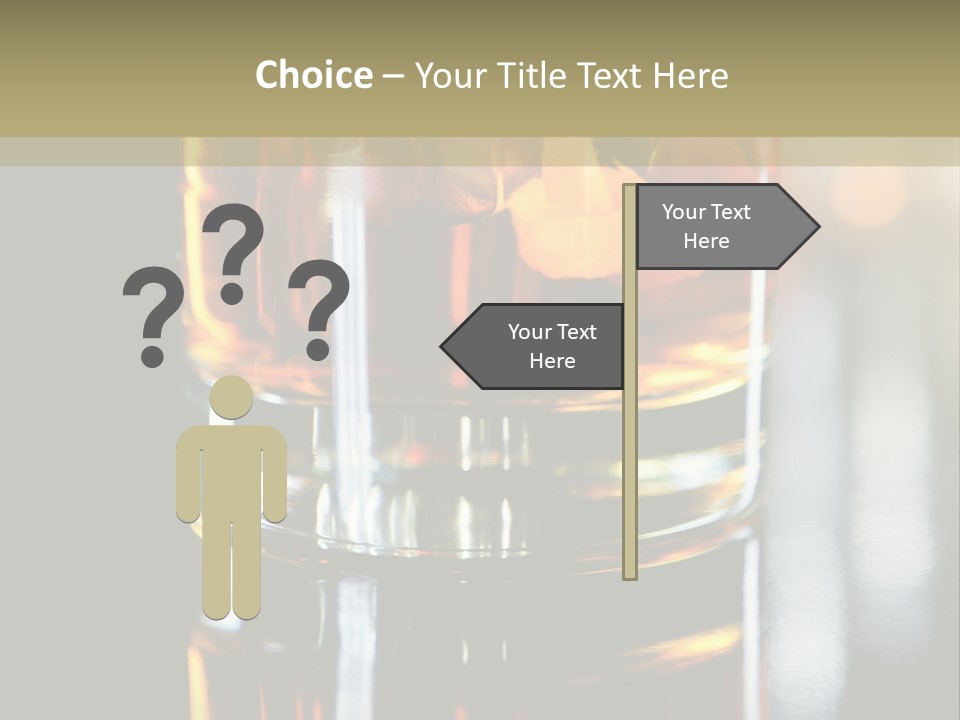 Nobody Yellow Liquid PowerPoint Template