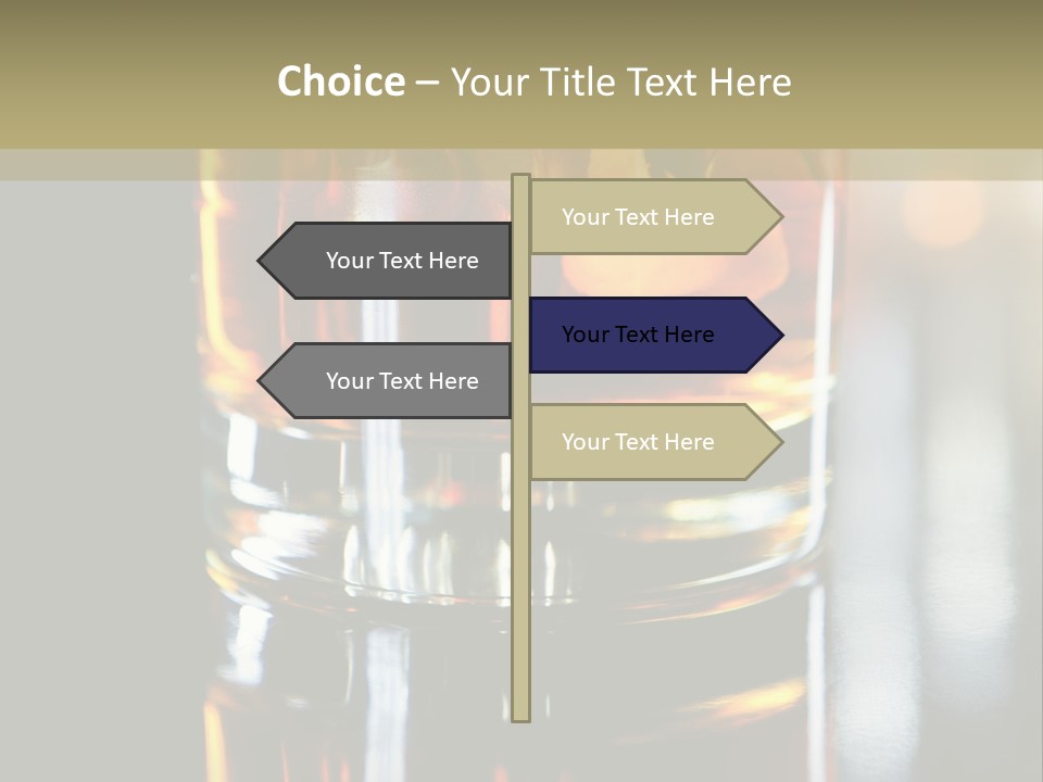 Nobody Yellow Liquid PowerPoint Template