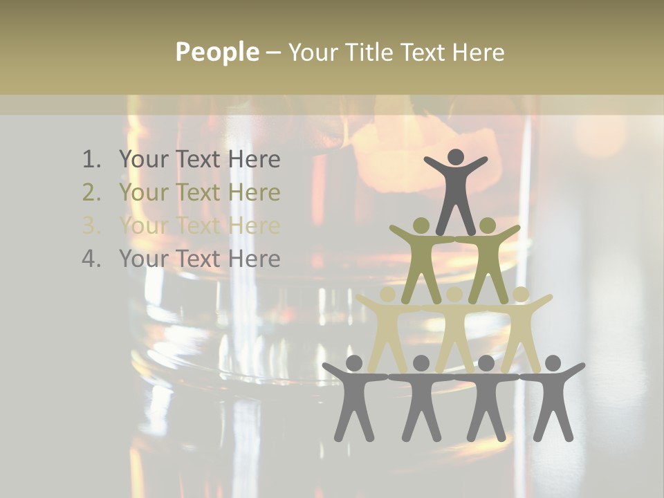 Nobody Yellow Liquid PowerPoint Template