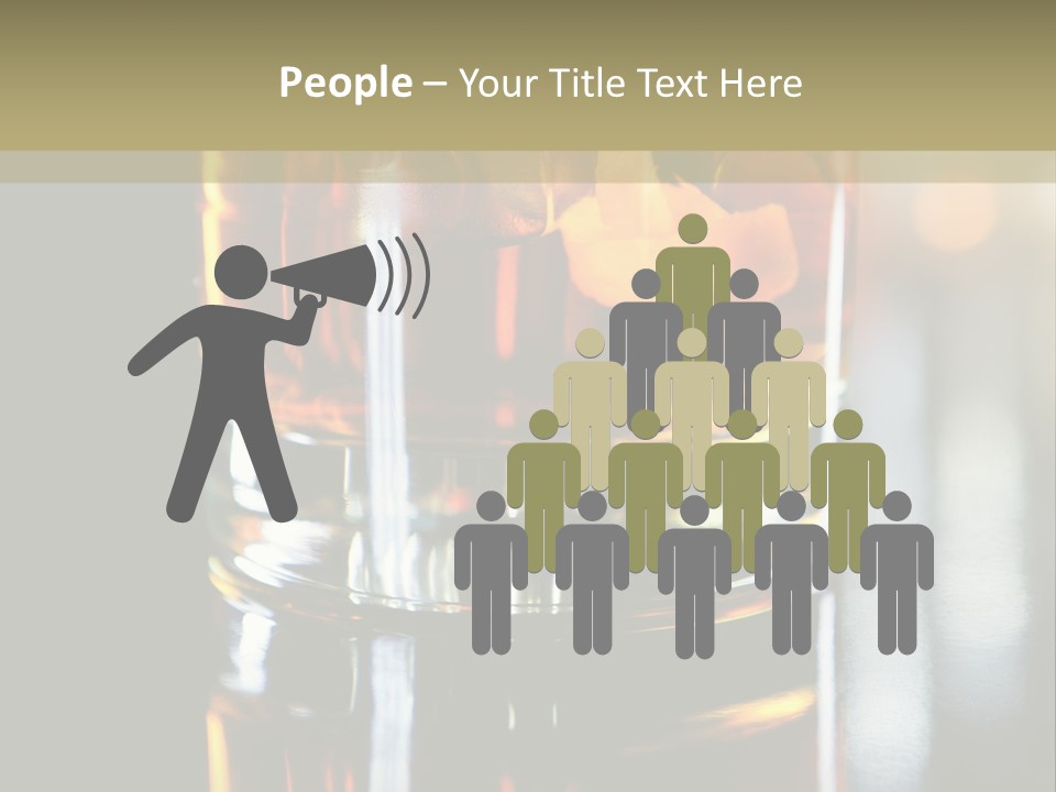 Nobody Yellow Liquid PowerPoint Template