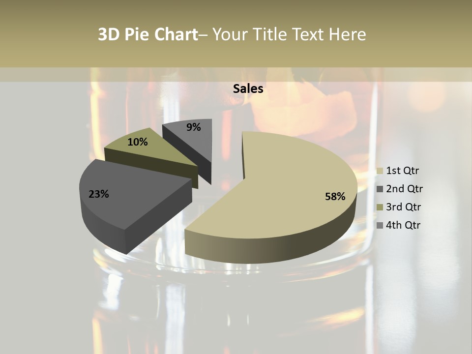 Nobody Yellow Liquid PowerPoint Template