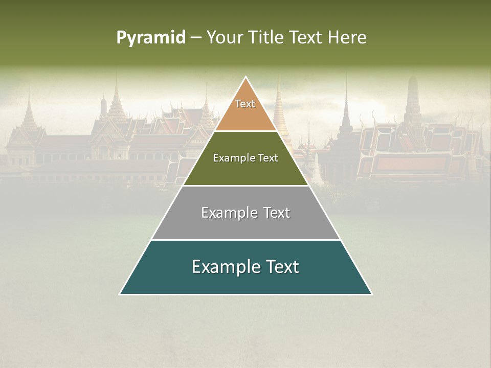 Wat Sanam Luang Chinese PowerPoint Template