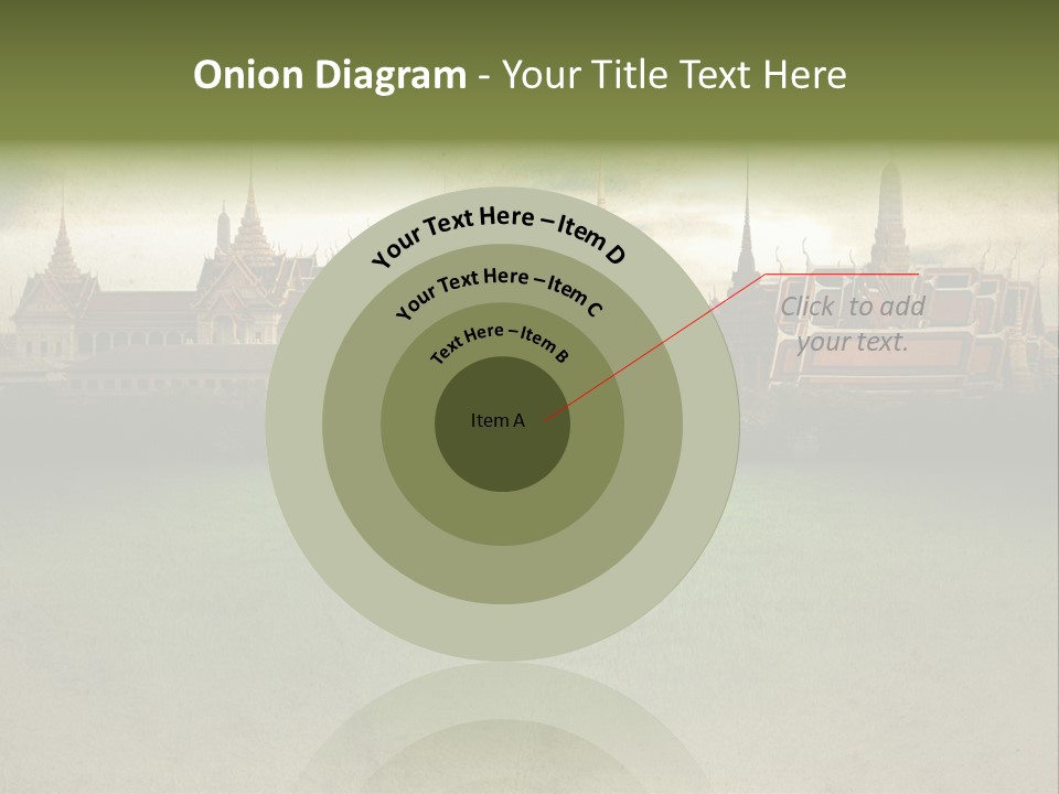 Wat Sanam Luang Chinese PowerPoint Template