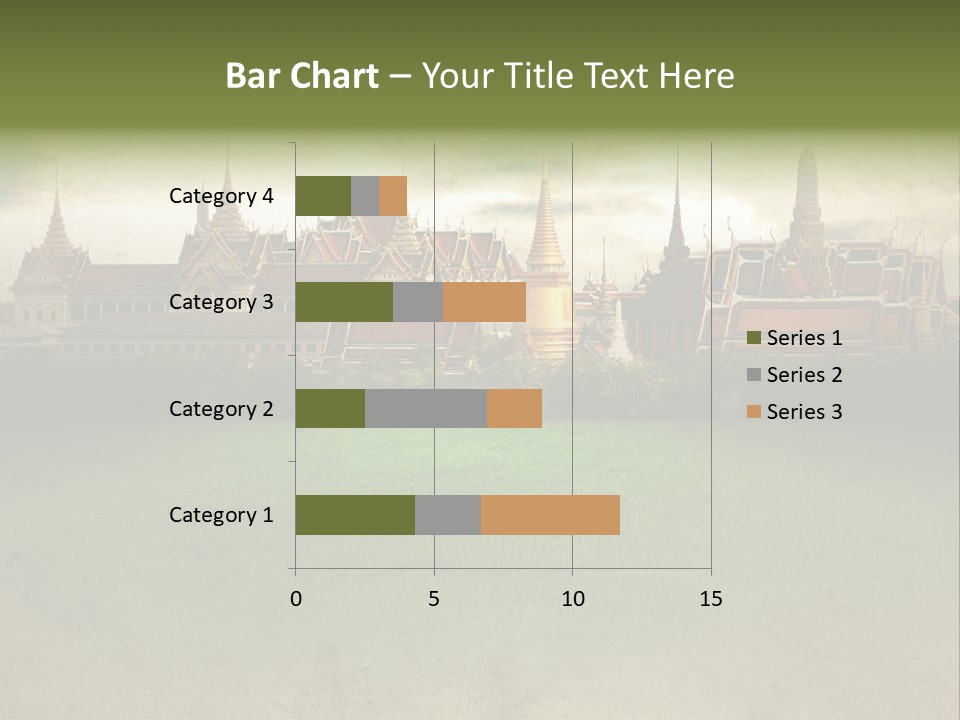 Wat Sanam Luang Chinese PowerPoint Template