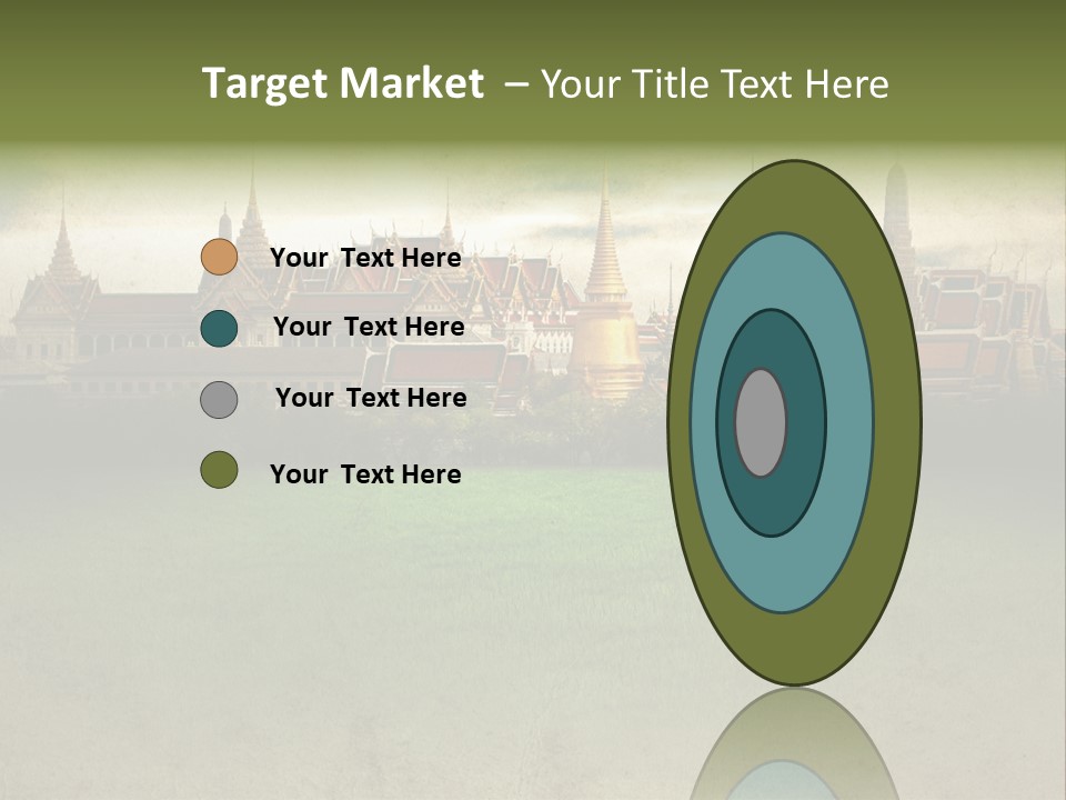 Wat Sanam Luang Chinese PowerPoint Template