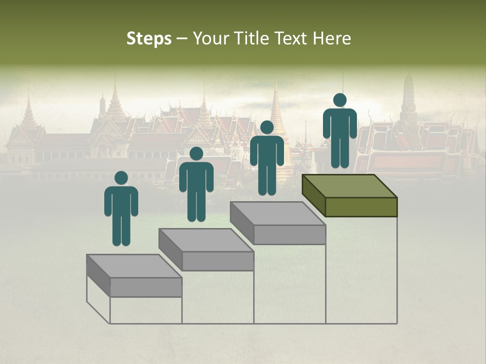 Wat Sanam Luang Chinese PowerPoint Template