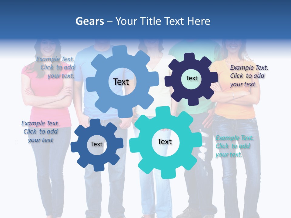 White Isolate Fashion PowerPoint Template