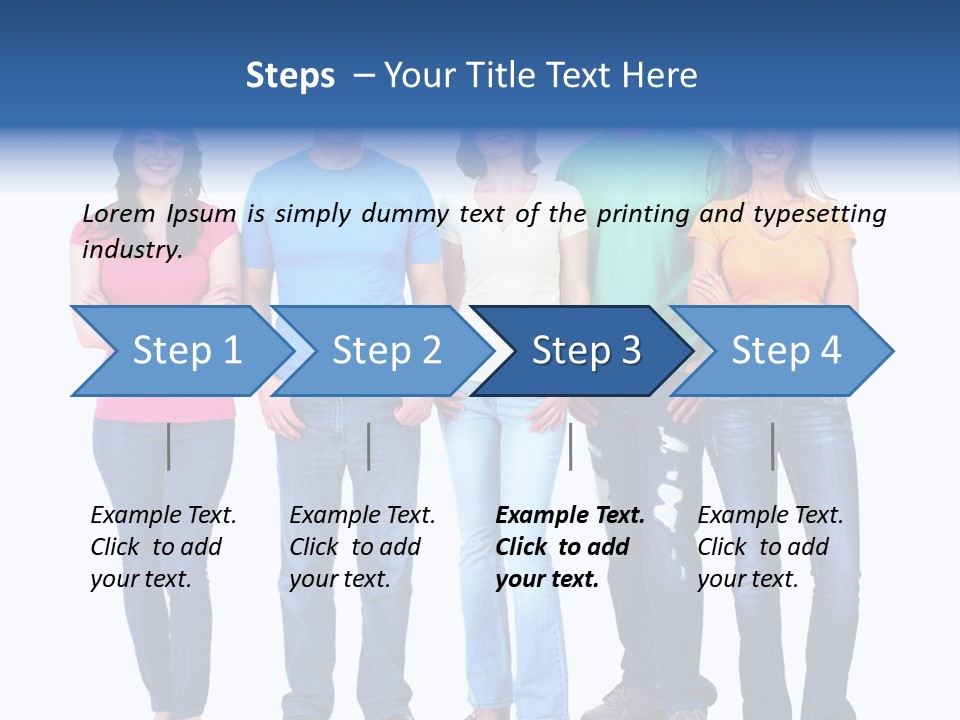 White Isolate Fashion PowerPoint Template