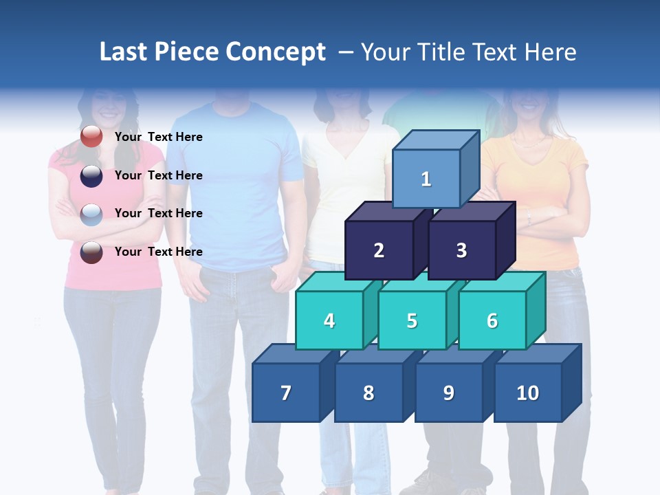 White Isolate Fashion PowerPoint Template
