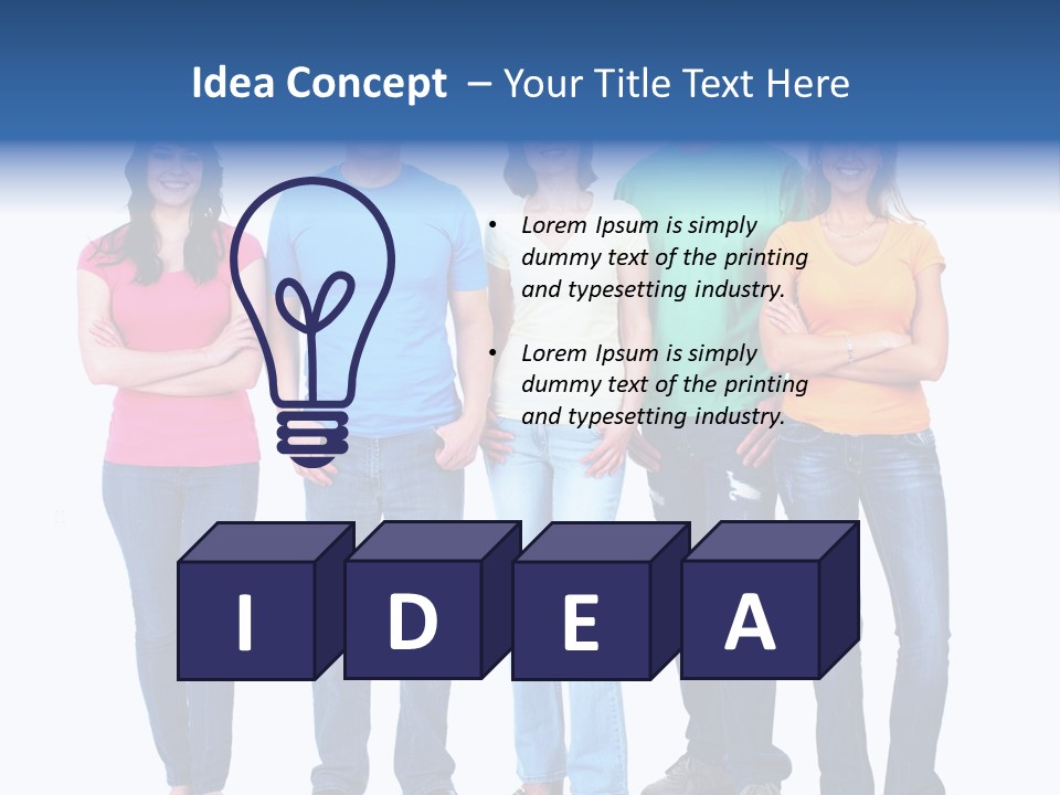 White Isolate Fashion PowerPoint Template
