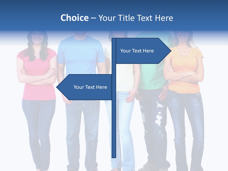 White Isolate Fashion PowerPoint Template