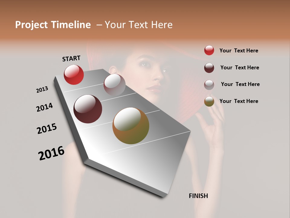 Elegant Braid View PowerPoint Template