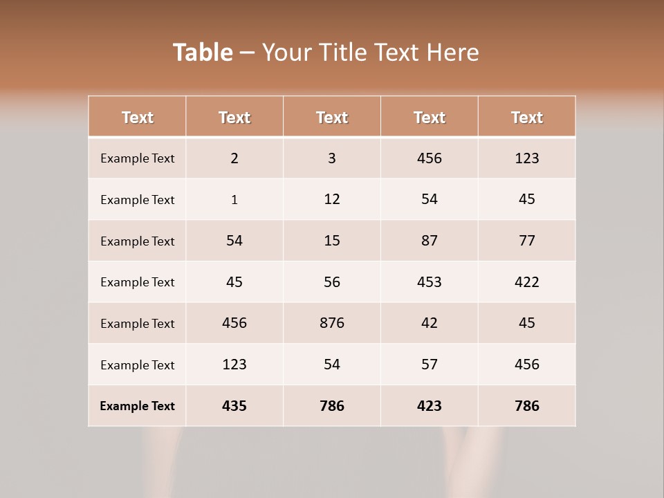 Elegant Braid View PowerPoint Template