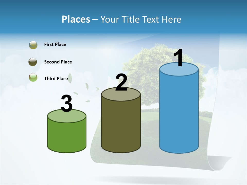 Street Paper Roll PowerPoint Template