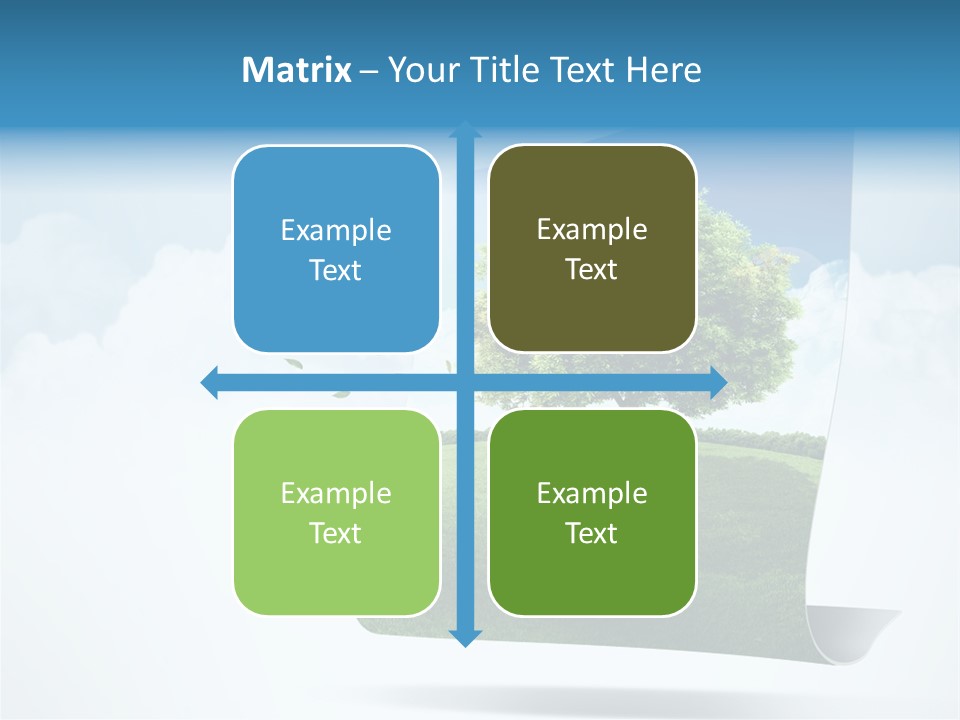 Street Paper Roll PowerPoint Template