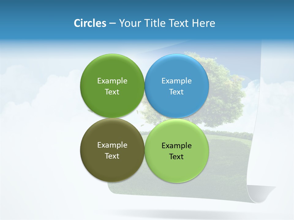 Street Paper Roll PowerPoint Template