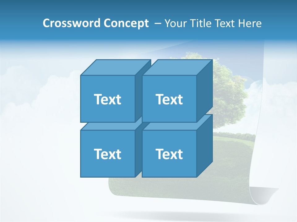 Street Paper Roll PowerPoint Template