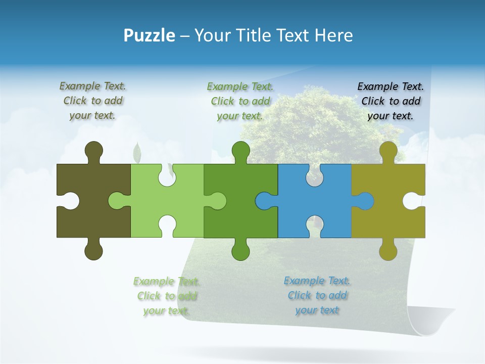 Street Paper Roll PowerPoint Template