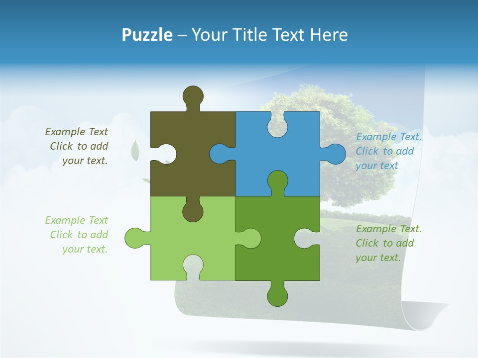 Street Paper Roll PowerPoint Template