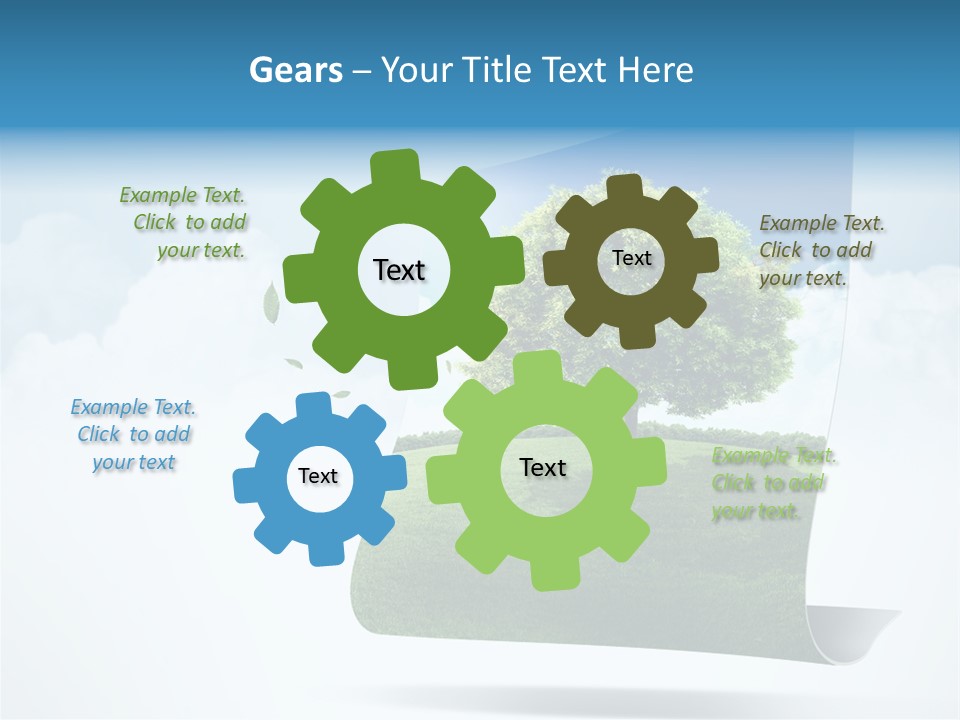 Street Paper Roll PowerPoint Template