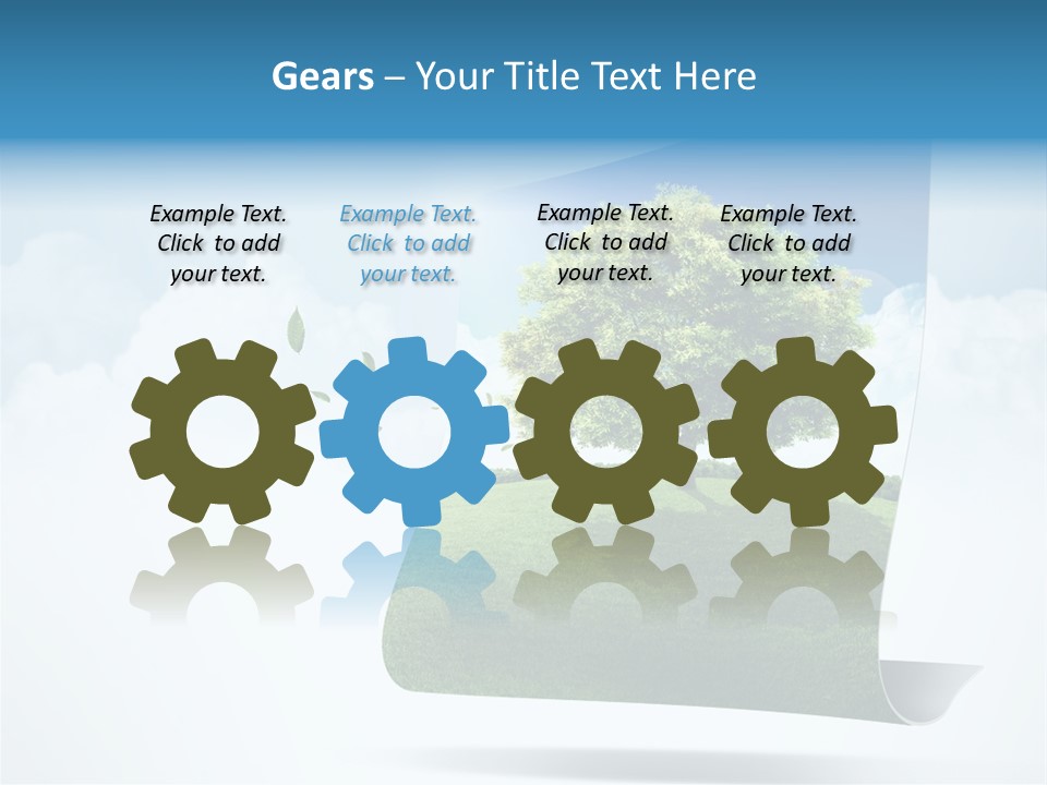 Street Paper Roll PowerPoint Template