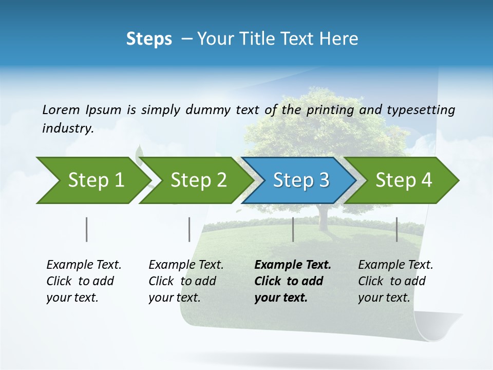Street Paper Roll PowerPoint Template