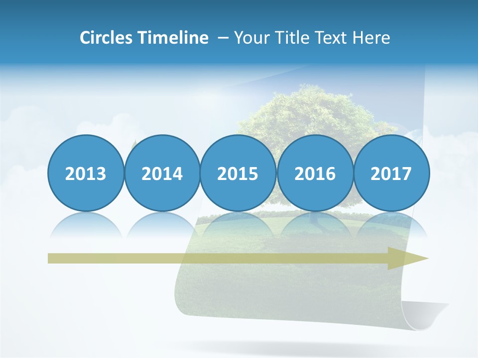 Street Paper Roll PowerPoint Template