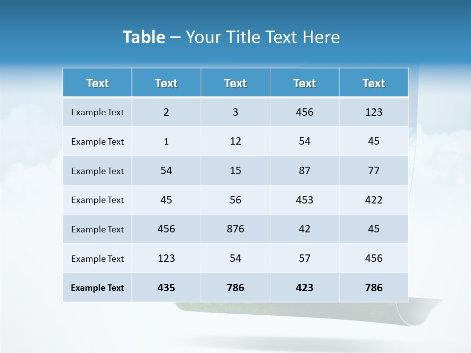 Street Paper Roll PowerPoint Template