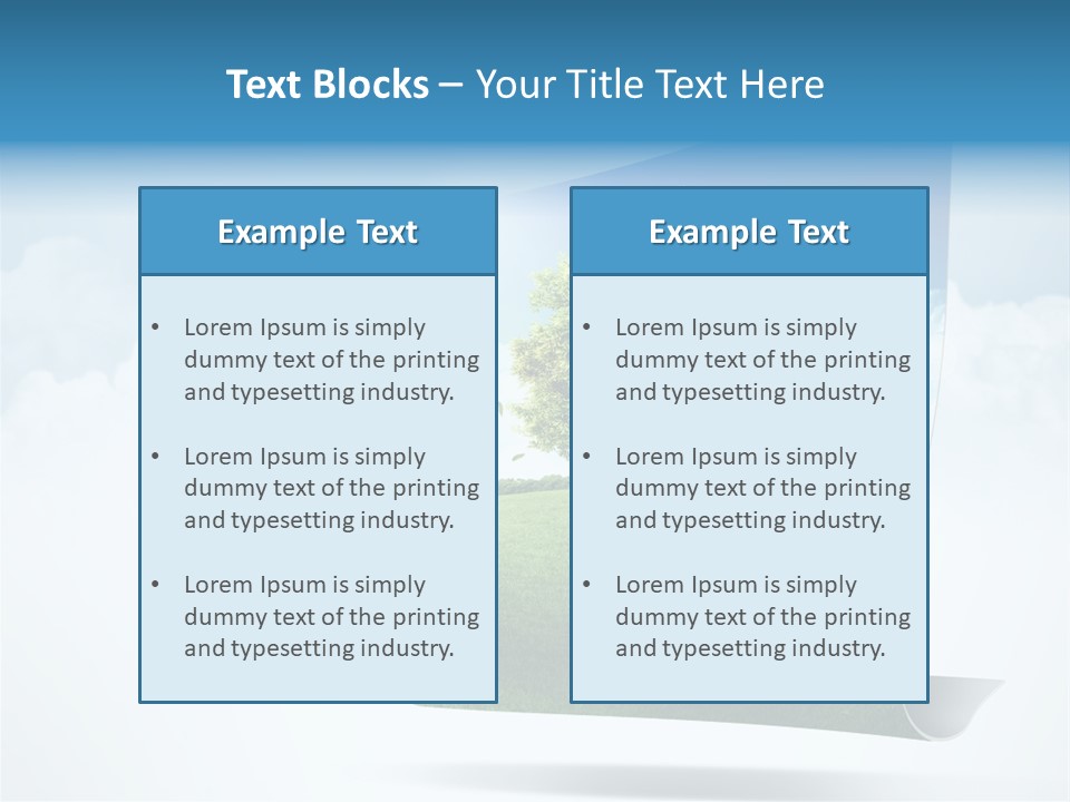 Street Paper Roll PowerPoint Template
