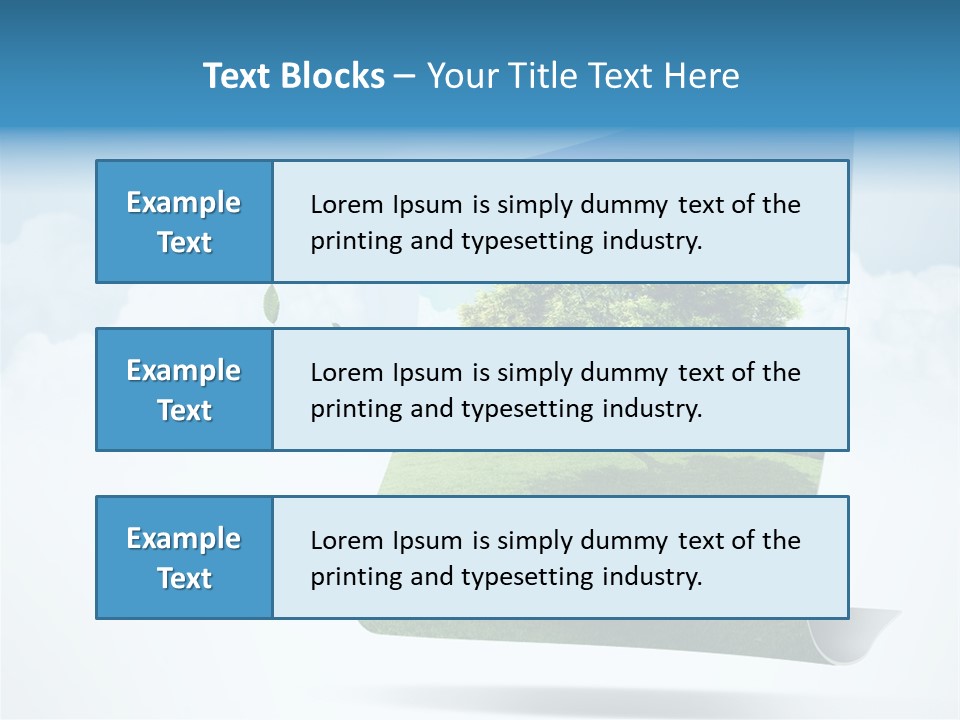 Street Paper Roll PowerPoint Template