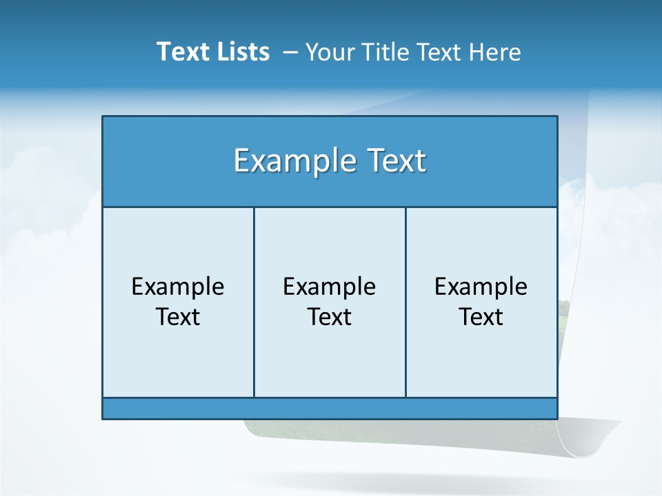 Street Paper Roll PowerPoint Template