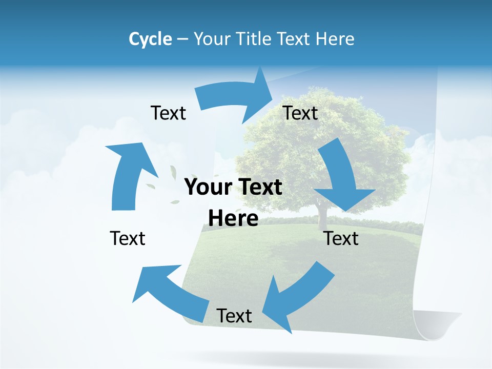 Street Paper Roll PowerPoint Template