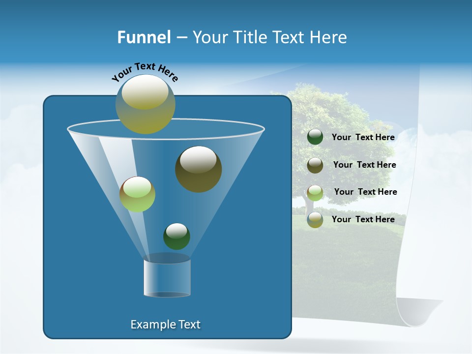 Street Paper Roll PowerPoint Template