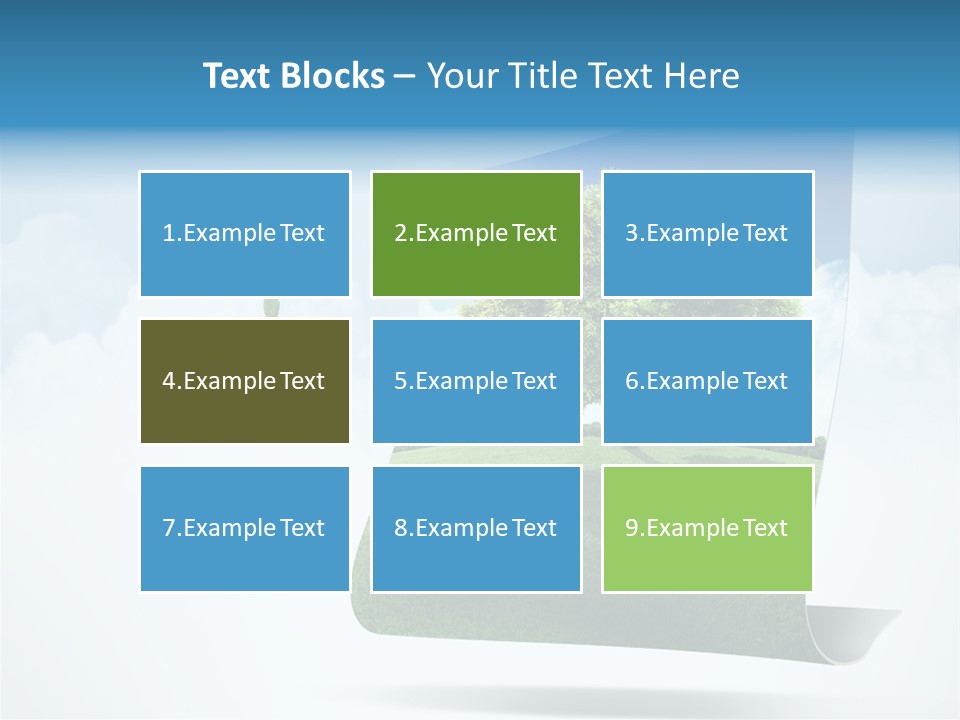 Street Paper Roll PowerPoint Template