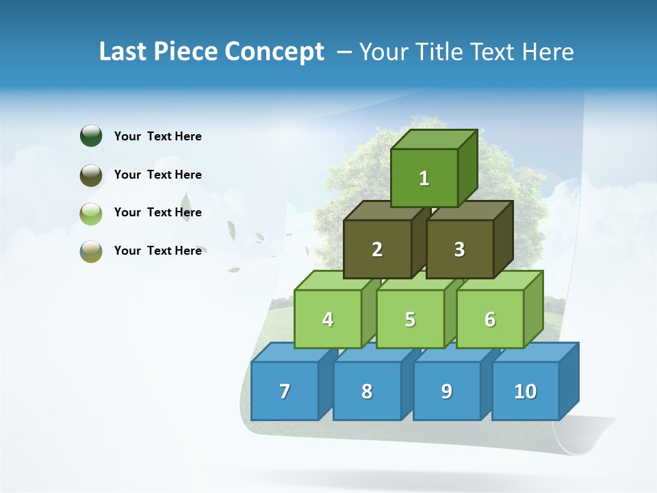 Street Paper Roll PowerPoint Template