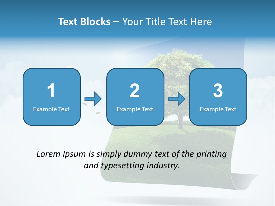 Street Paper Roll PowerPoint Template