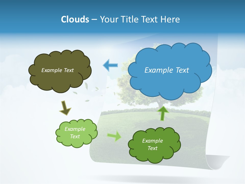 Street Paper Roll PowerPoint Template