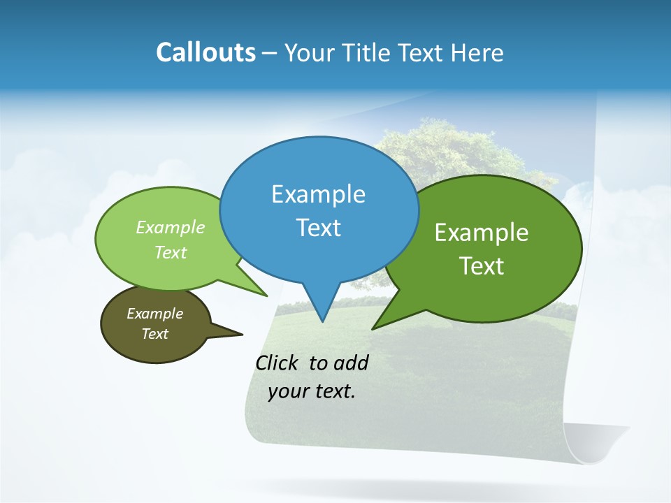 Street Paper Roll PowerPoint Template