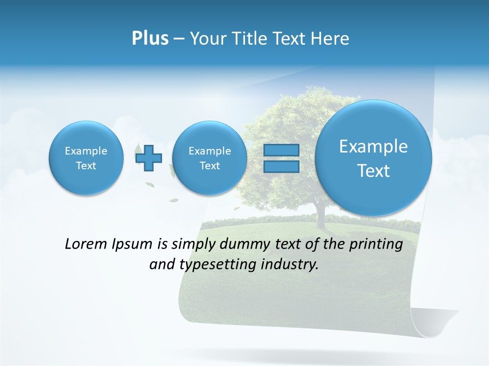 Street Paper Roll PowerPoint Template
